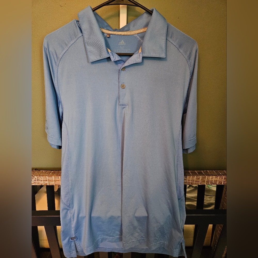 Adidas Men's M Blue Polo Shirt